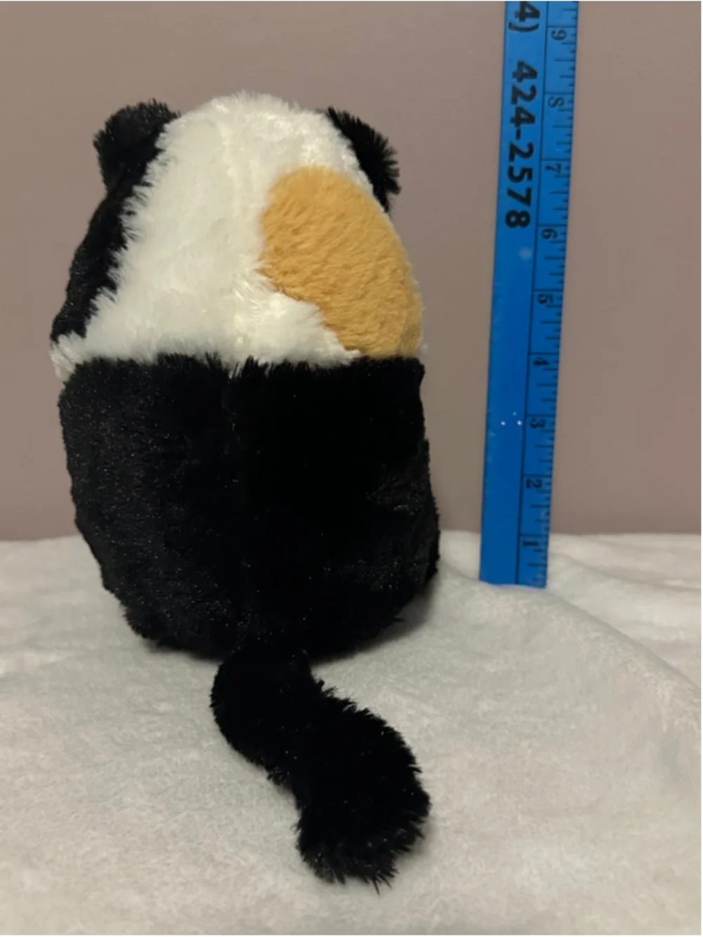 Nanco Belly Buddies Calico Cat Plush Stuffed Animal Toy 8